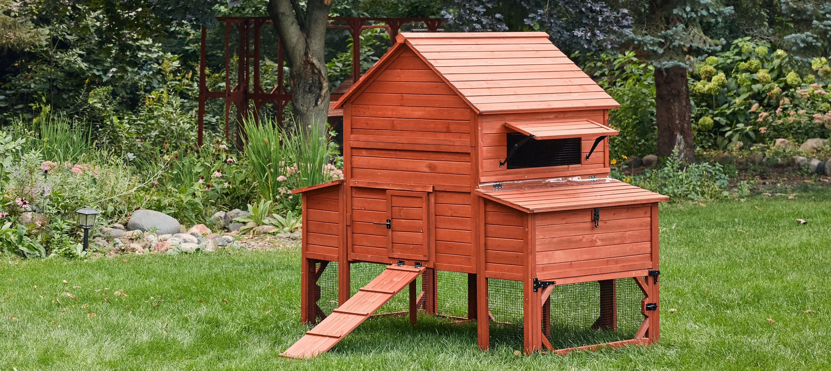 Chicken Coop Kit for 10 Chickens - 3 Run Options | Rhode Island Homestead Coop