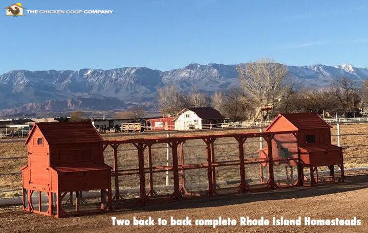 Chicken Coop Kit for 10 Chickens - 3 Run Options | Rhode Island Homestead Coop