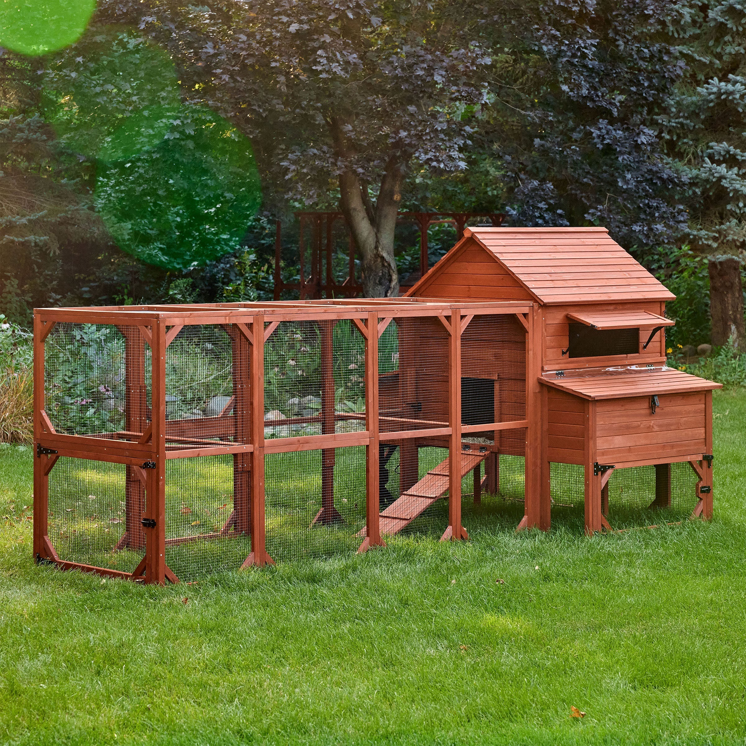 Chicken Coop Kit for 10 Chickens - 3 Run Options | Rhode Island Homestead Coop