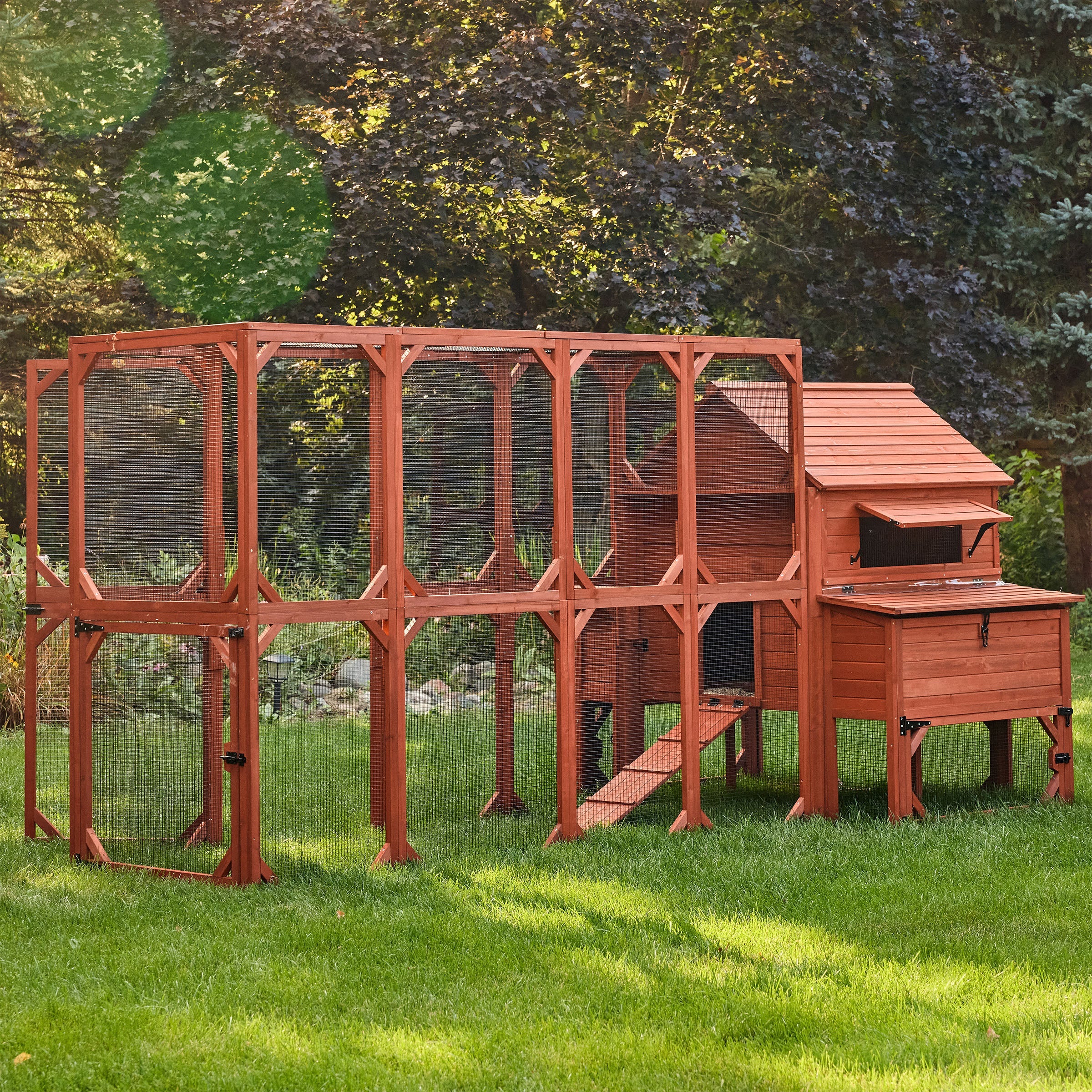 Chicken Coop Kit for 10 Chickens - 3 Run Options | Rhode Island Homestead Coop