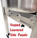Rite Farm Products 15-gallon aluminum poultry scalder vented louvered side panels