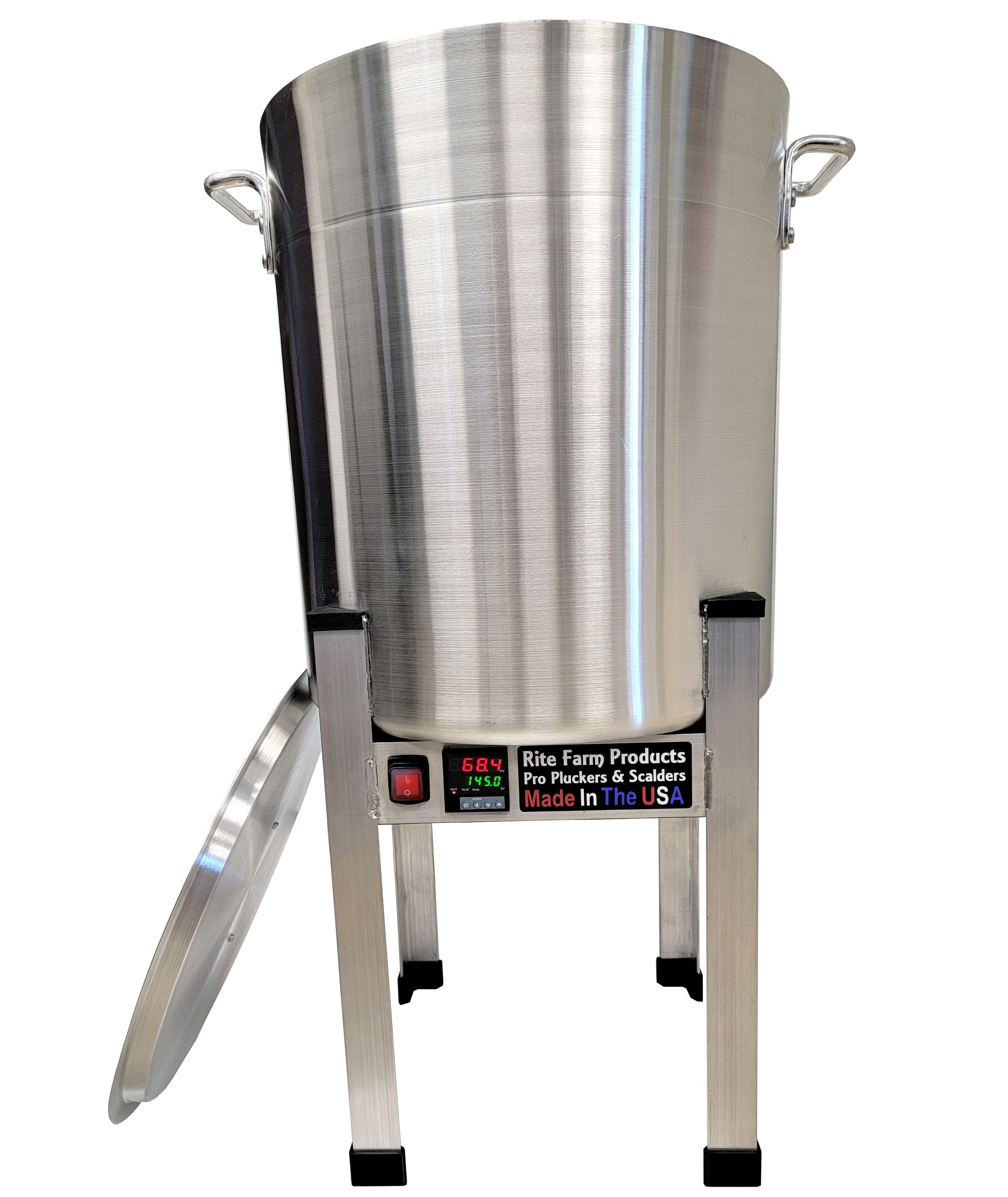 Rite Farm Products 15-gallon aluminum poultry scalder with digital temperature control