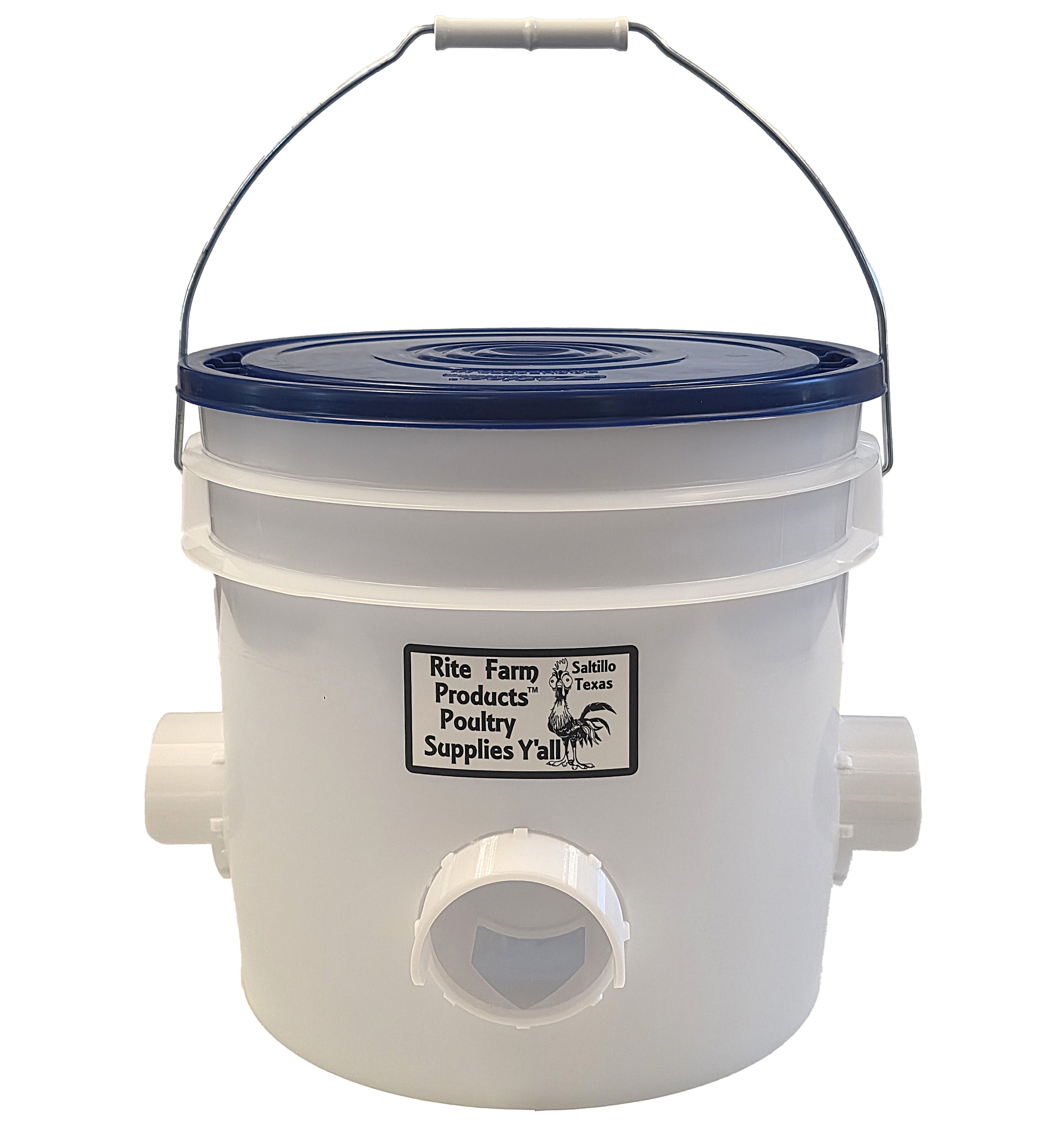 Rite Farm Products 22 pound chicken feeder with four feeding ports