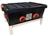 Rite Farm Products 50 lb chicken feeder with welded aluminum stand