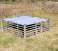Rite Farm Products 5' x 5' aluminum mobile broiler chicken tractor