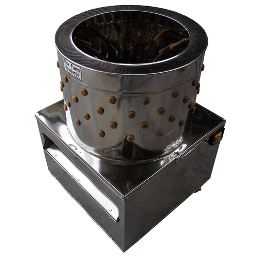 Rite Farm Products extra large stainless steel poultry plucker with wheels