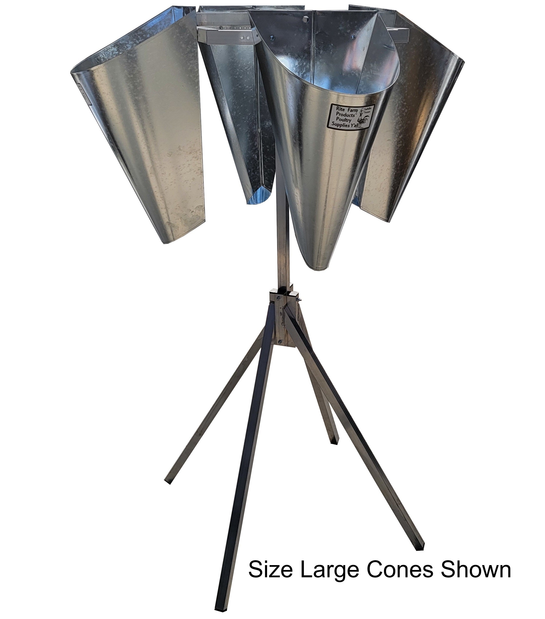 Rite Farm Products four-sided poultry killing cone stand