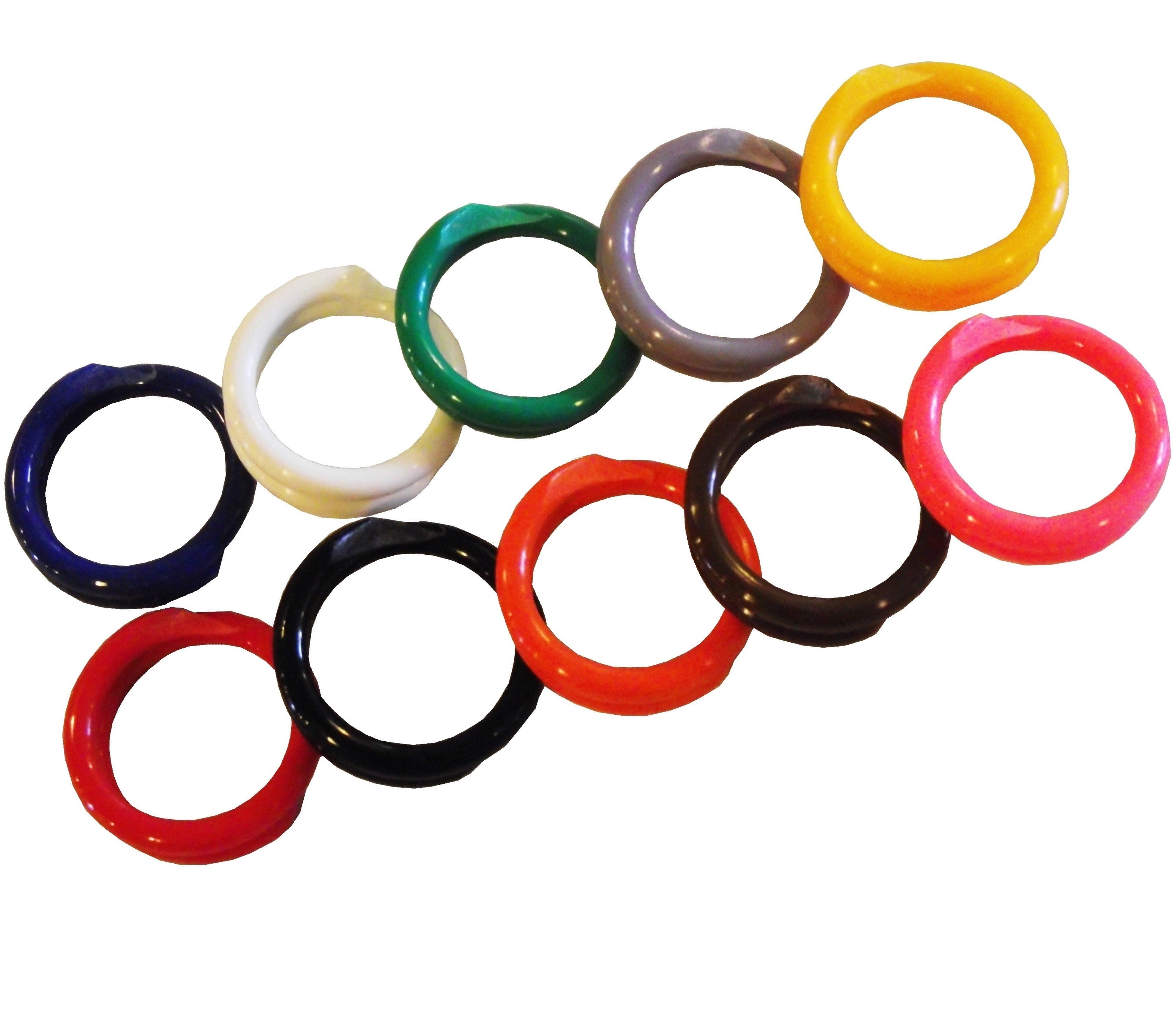 Rite Farm Products poultry leg bands in 10 assorted colors