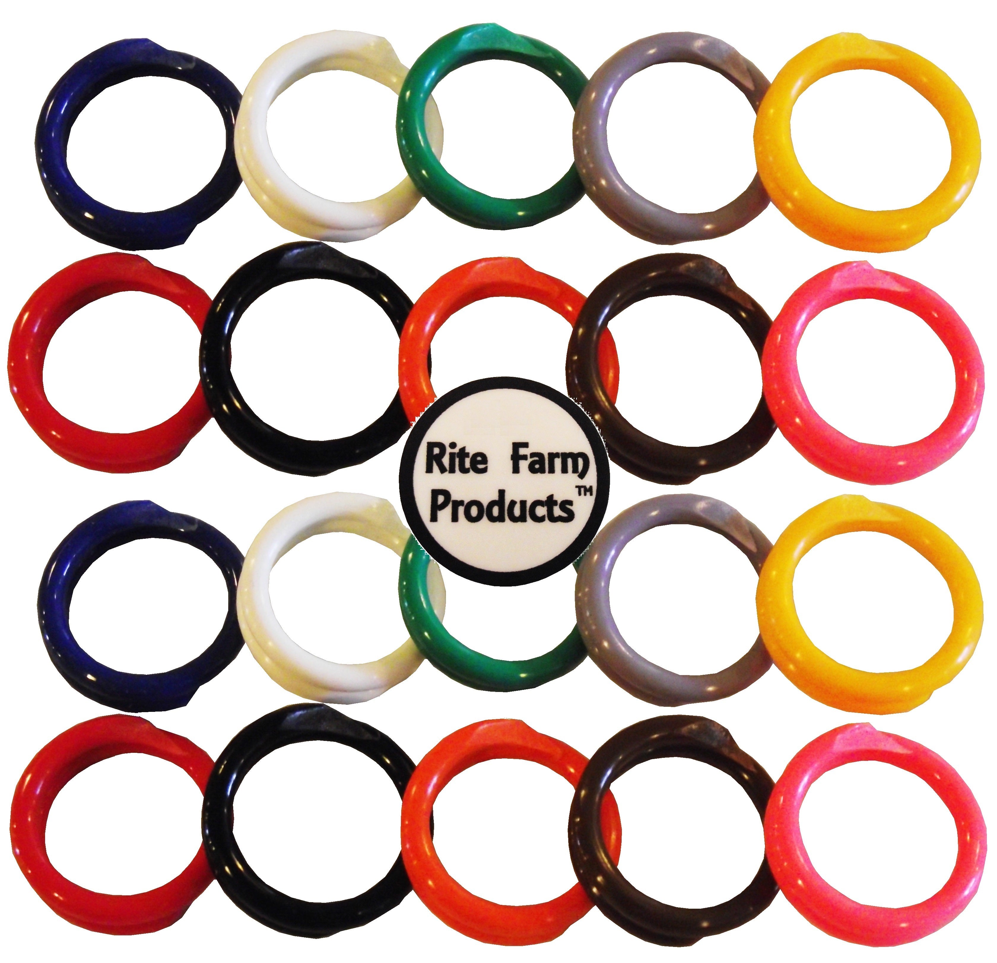 Rite Farm Products poultry leg bands in 20 assorted colors