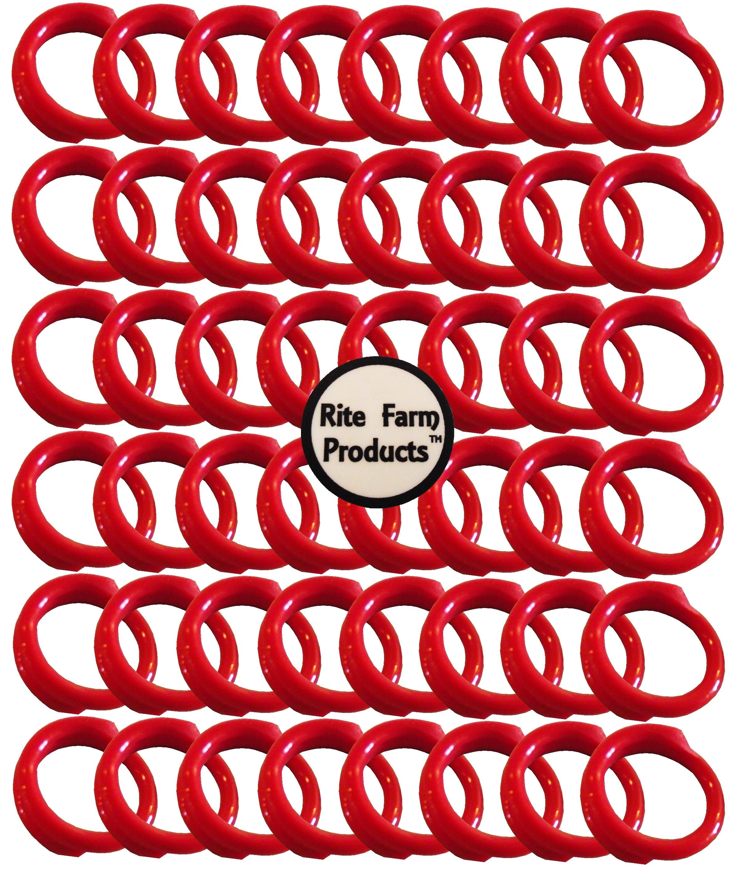 Rite Farm Products poultry leg bands in 48 red colors
