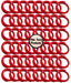 Rite Farm Products poultry leg bands in 48 red colors
