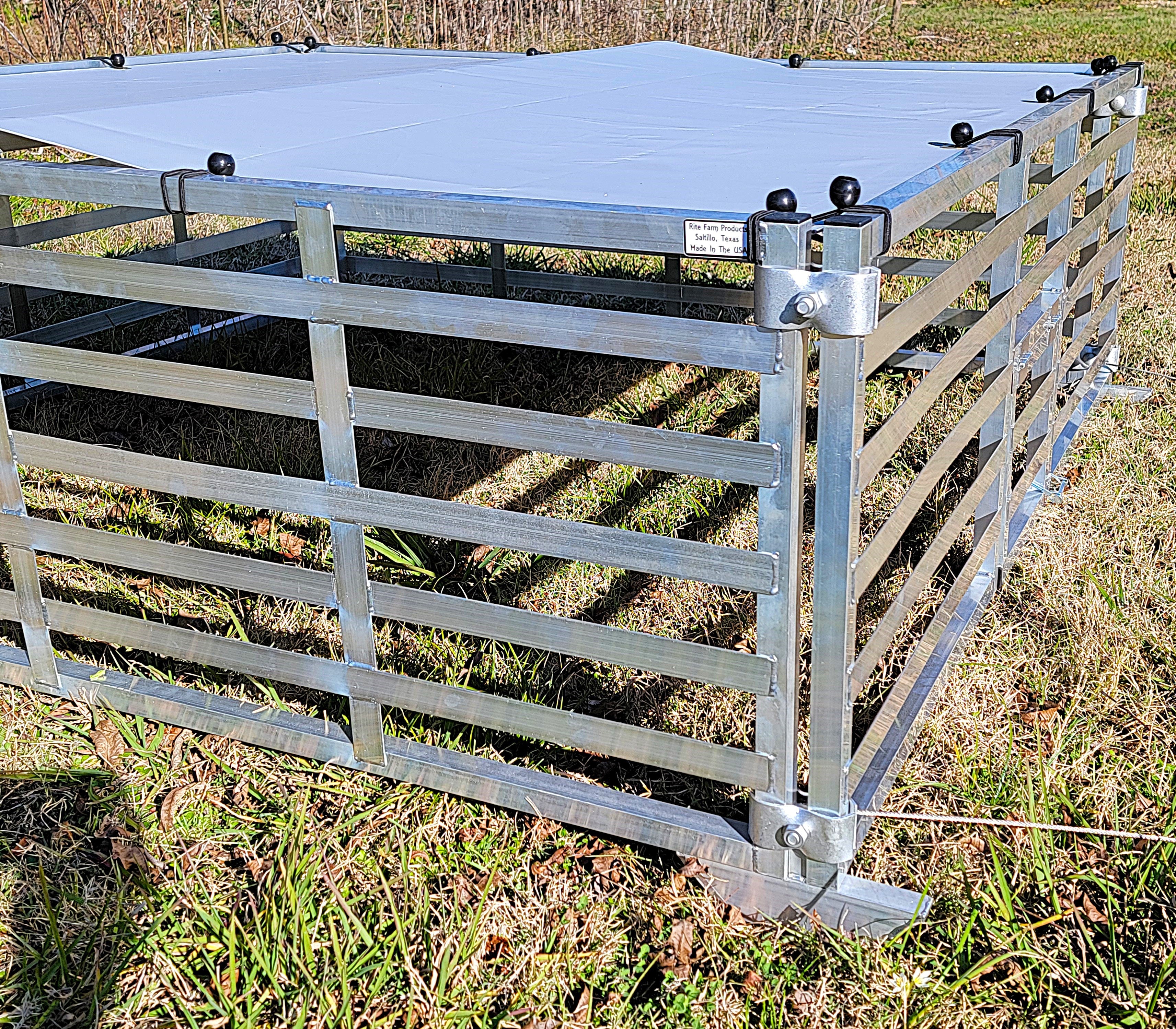 Rite Farm Products welded aluminum meat bird chicken tractor