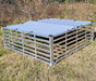 Rite Farm aluminum chicken tractor with 8-foot stainless steel cable