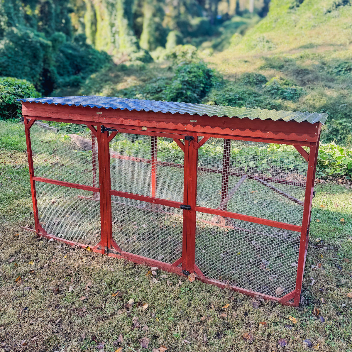 Metal Roof for Run Extension | The Chicken Coop Company