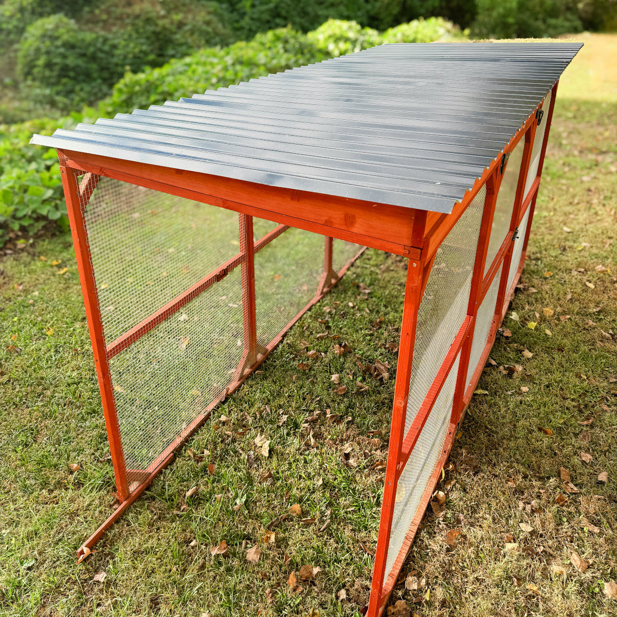 Metal Roof for Run Extension | The Chicken Coop Company