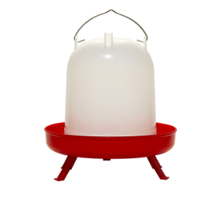 DRINKER 8L W/ LEGS  - RED