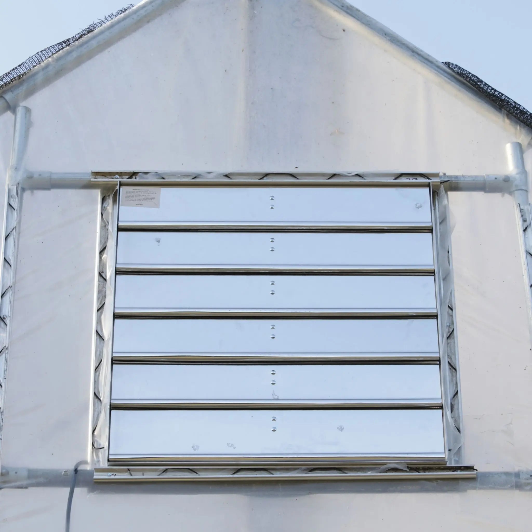 Exhaust Fan with Shutters for Hoop Coops