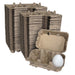 Six-egg storage and transport cartons for homegrown chicken eggs