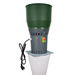 Small livestock feed grinder for preparing ground grain for pigs and goats.
