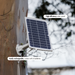 Solar panel powering a Nestera WiFi bird house camera