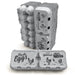 Split 12-count recycled egg carton