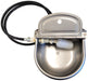 Stainless steel automatic poultry waterer with adjustable float