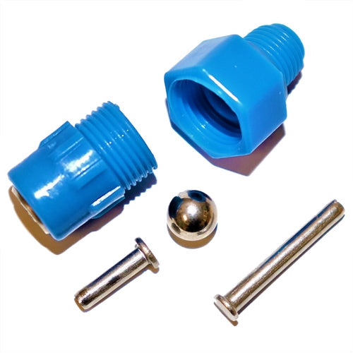 Stainless steel screw-in chicken waterer nipple for DIY poultry watering systems