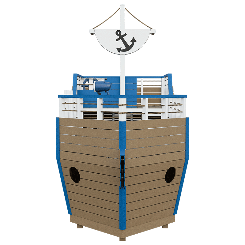 Swing Kingdom Play Set Adventurer Buccaneer front ship