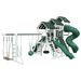 Swing Kingdom Play Set Adventurer Pinnacle green and white