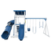 Swing Kingdom Play Set Mountaineer Climber 55 Deluxe blue and white slides