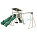 Swing Kingdom Play Set Mountaineer Climber 55 Deluxe green and almond