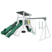 Swing Kingdom Play Set Mountaineer Climber 55 Deluxe green and white
