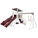 Swing Kingdom Play Set Mountaineer Climber 55 Deluxe red and white
