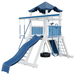 Swing Kingdom Play Set Mountaineer Climber 55 white and blue front