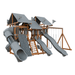 Swing Kingdom Play Set Mountaineer Mega Climber 55 Deluxe gray and wood