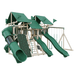 Swing Kingdom Play Set Mountaineer Mega Climber 55 Deluxe green and almond