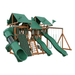 Swing Kingdom Play Set Mountaineer Mega Climber 55 Deluxe green and wood