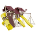 Swing Kingdom Play Set Mountaineer Mega Climber 55 Deluxe red almond yellow