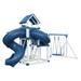 Swing Kingdom Play Set Switchback Super 48 Turbo blue and white slides
