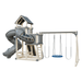 Swing Kingdom Play Set Switchback Super 48 Turbo gray and almond