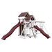 Swing Kingdom Play Set Switchback Super 59 Adventure red and white
