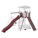 Swing Kingdom Play Set Trailblazer Basecamp 55 Stargazer red white