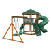 Swing Kingdom Play Set Trailblazer Basecamp 77 Honeycomb green wood