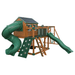 Swing Kingdom Playhouse Series Cabin Deluxe green and wood