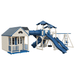 Swing Kingdom Playhouse Series Cottage Escape blue and almond