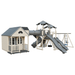 Swing Kingdom Playhouse Series Cottage Escape gray and almond