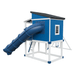 Swing Kingdom Playhouse Series Kingdom Lodge blue and white back