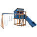 Swing Kingdom Playhouse Series Kingdom Lodge blue wood
