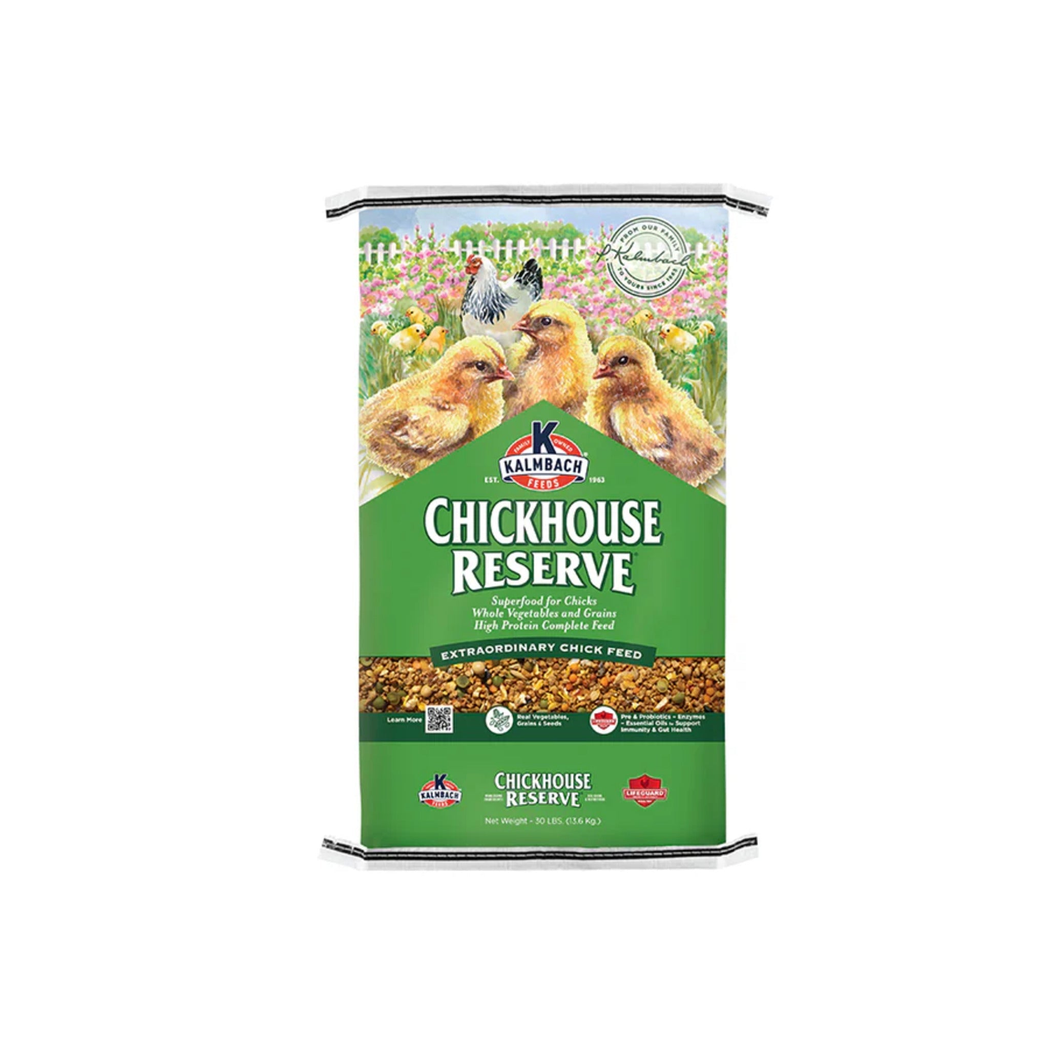 Kalmbach 18% CHICKHOUSE RESERVE Chicken Starter Feed - 30 lb main image