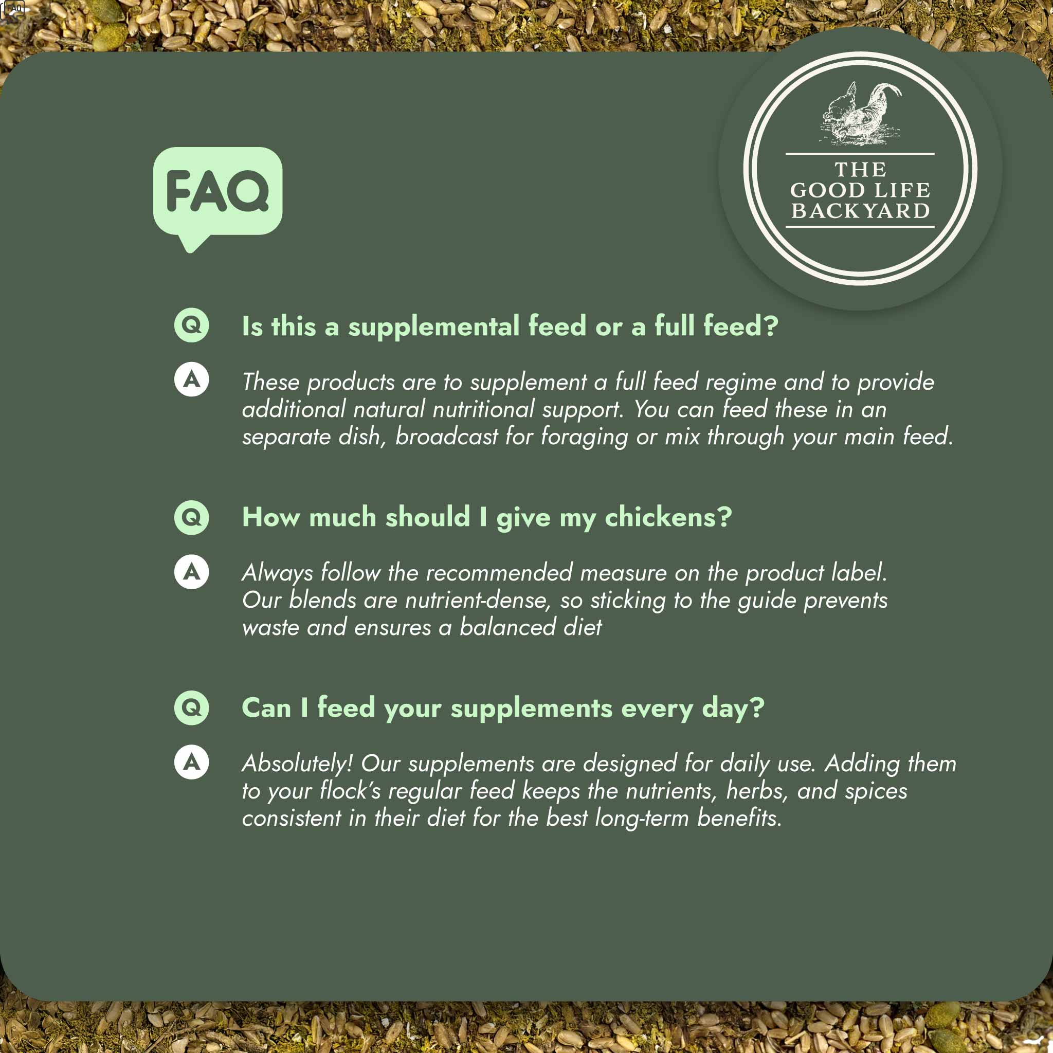 The Good Life Backyard Digest & Detox – Gut Health Blend FAQ